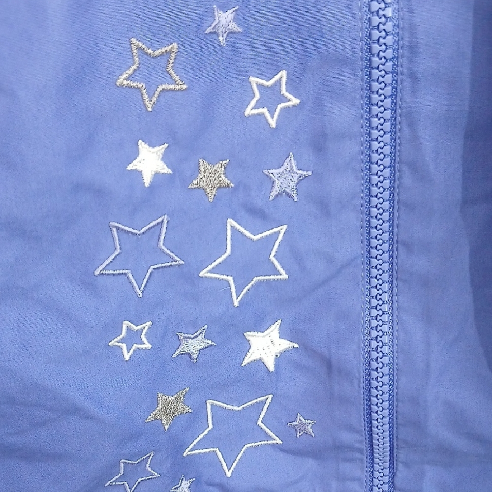 Vintage Dora The Explorer Nick JR Viacom 2002 Purple Jacket Star Design SZ 4T - Picture 6 of 8